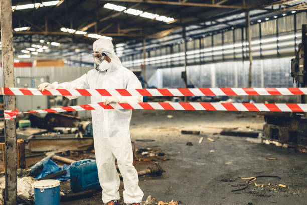 Professional Odor Removal technician working in Liberty, NC